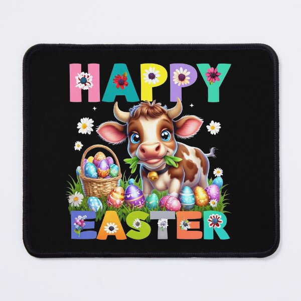 Item preview, Happy Easter Cow designed and sold by FreshArtFusion.