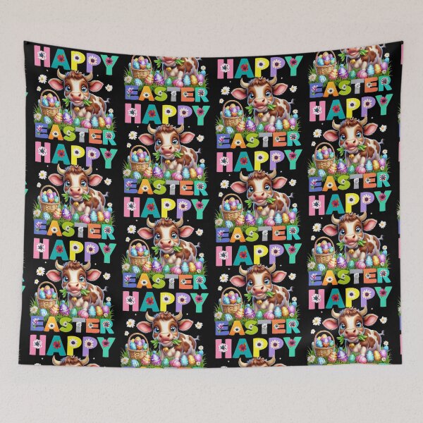 Item preview, Happy Easter Cow designed and sold by FreshArtFusion.