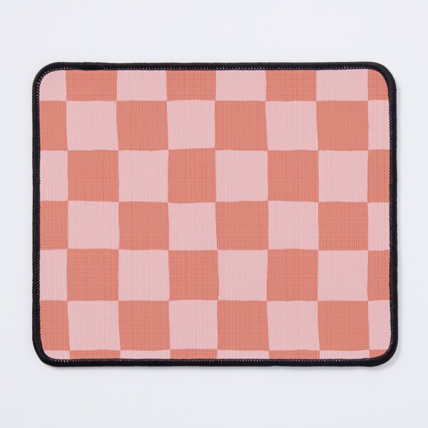 Item preview, Wavy Checkers in Orange and Pink designed and sold by the-coin-jar-co.