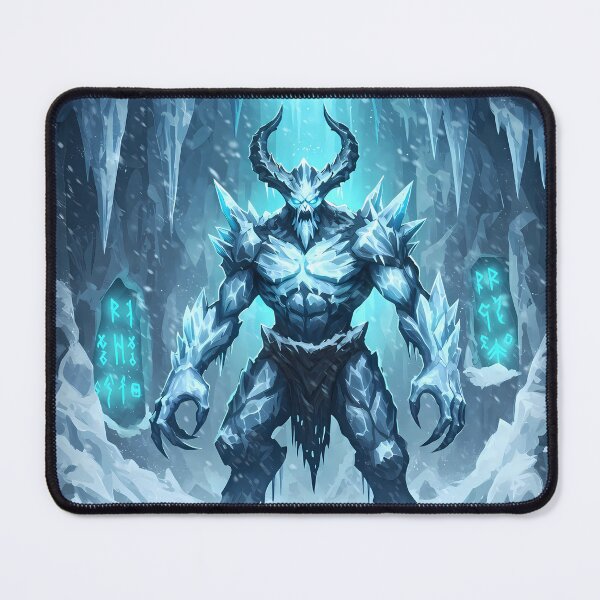 Item preview, Iceborn Demon – Guardian of the Frozen Abyss designed and sold by RiklawDesigns.