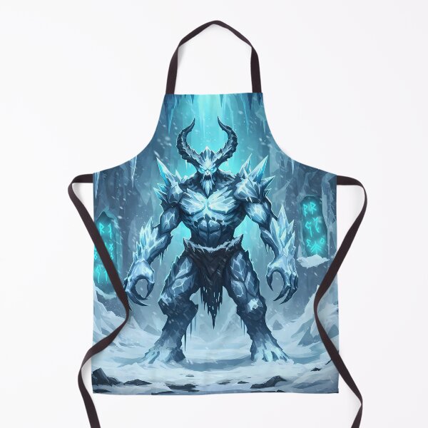 Item preview, Iceborn Demon – Guardian of the Frozen Abyss designed and sold by RiklawDesigns.