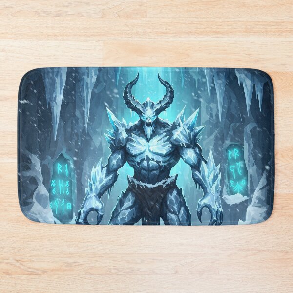 Item preview, Iceborn Demon – Guardian of the Frozen Abyss designed and sold by RiklawDesigns.