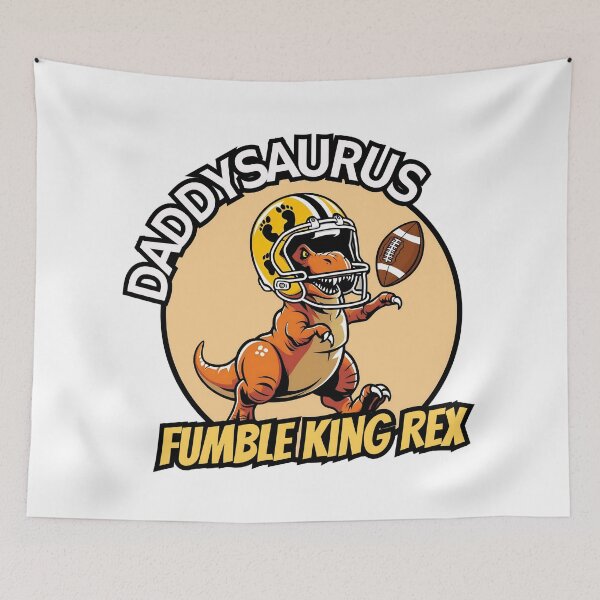 Item preview, Daddysaurus Funny T Shirt Fumble King Rex! designed and sold by SaavedraDesign.