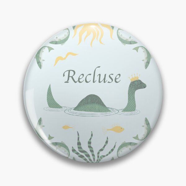 Item preview, Loch Ness Monster the Recluse designed and sold by Amy Hadden.