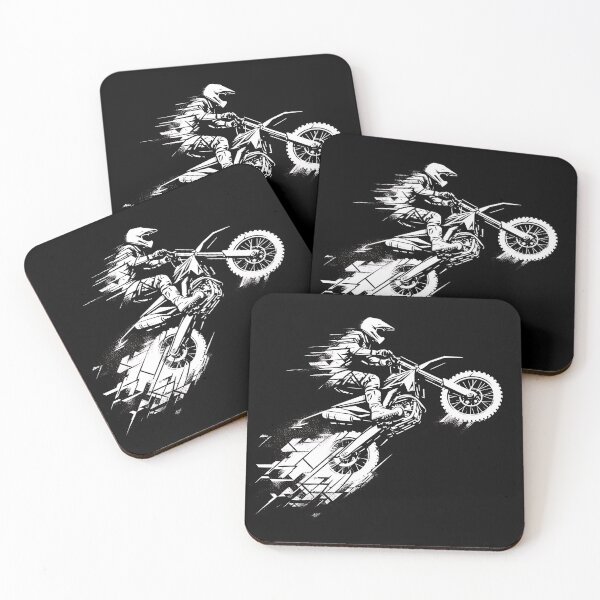 Item preview, Dirt Bike Stunts T-Shirt, Motocross Tee, Biker Apparel [3001] designed and sold by KoolArtDistrict.