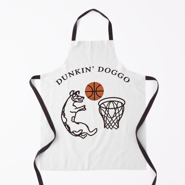 Item preview, Cartoon dog performing slam dunk basketball shot designed and sold by olenapetol.