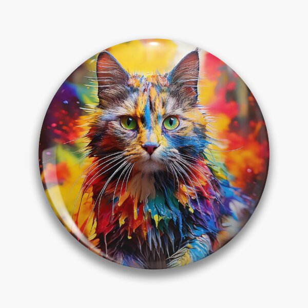 Item preview, Cat Paint Explosion designed and sold by Kspirit Designs.