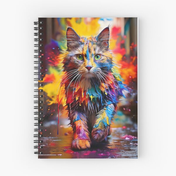 Item preview, Cat Paint Explosion designed and sold by Kspirit Designs.