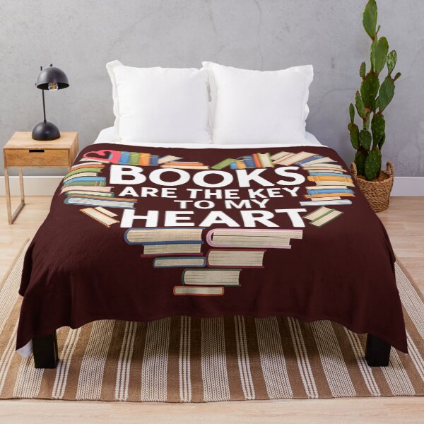Item preview, Cute Reading Quote, Books Are My Heart designed and sold by Bliss Find And Design.