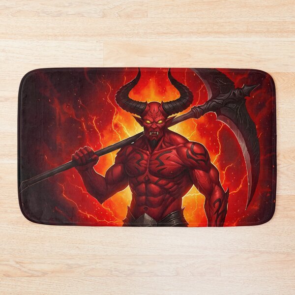 Item preview, Infernal Demon Warlord – Fiery Power Unleashed designed and sold by RiklawDesigns.