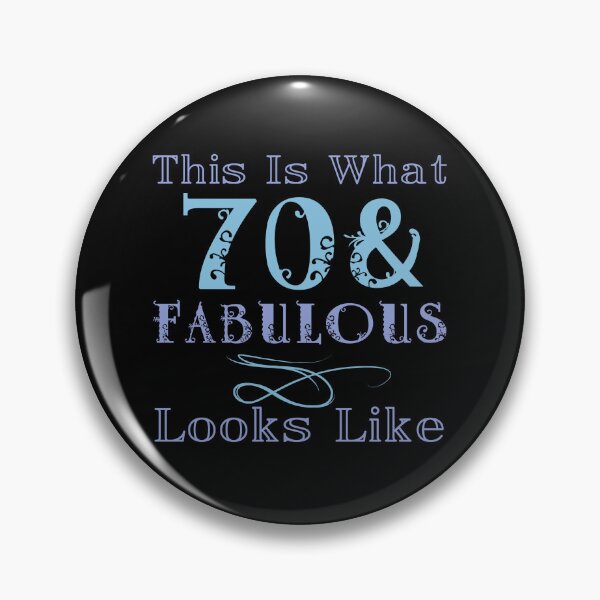 Item preview, Fabulous 70th Birthday For Women designed and sold by thepixelgarden.