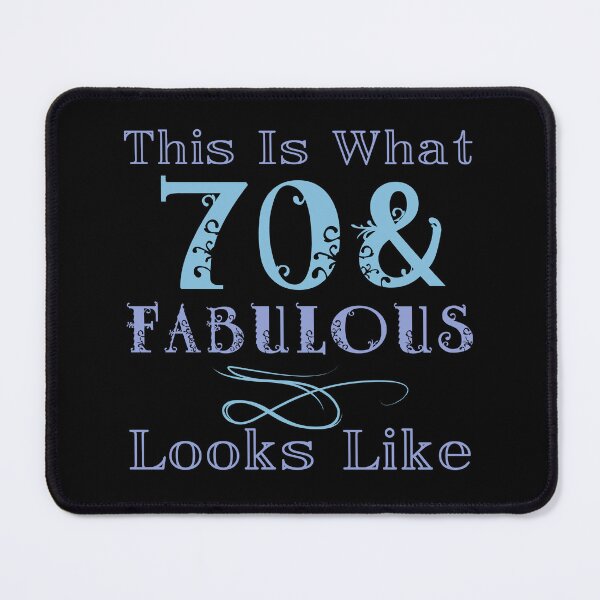 Item preview, Fabulous 70th Birthday For Women designed and sold by thepixelgarden.