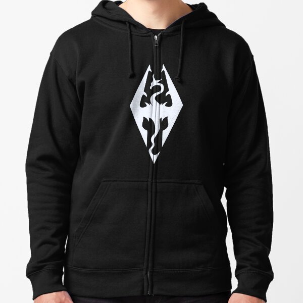 Item preview, Skyrim Symbol White Blue Color designed and sold by Vintage Visions Art.