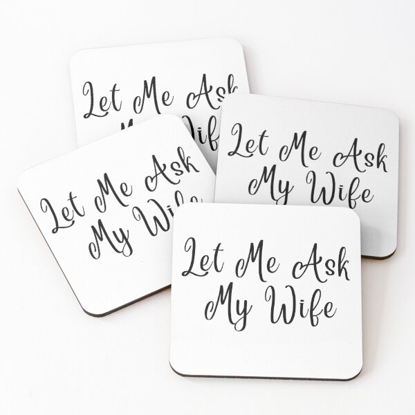 Item preview, Let me ask my wife designed and sold by WeebStoreTees.