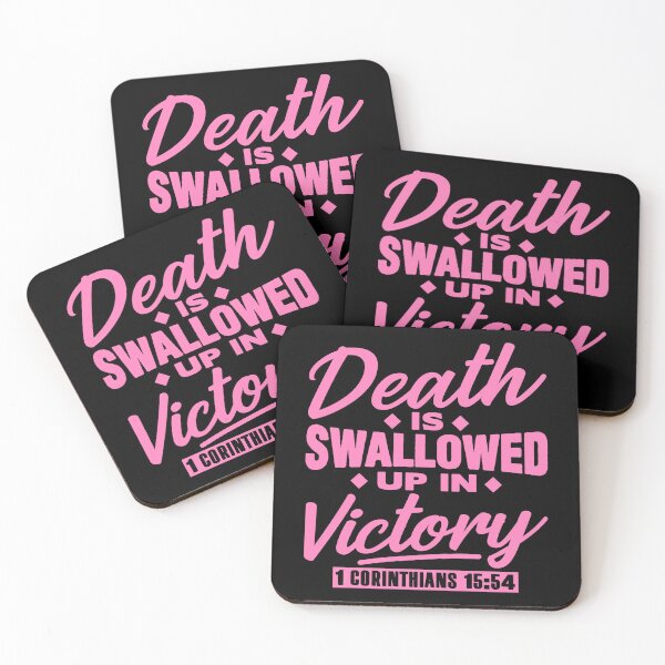 Item preview, 1 Corinthians 15:54 Death Is Swallowed Up In Victory designed and sold by plushism.