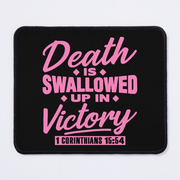 Item preview, 1 Corinthians 15:54 Death Is Swallowed Up In Victory designed and sold by plushism.