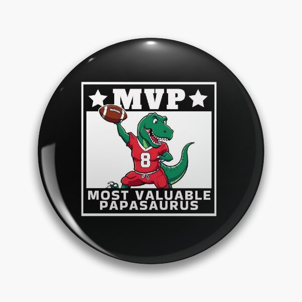 Item preview, Daddysaurus Rex Mvp T Shirt for The Best Football Papasaurus designed and sold by SaavedraDesign.
