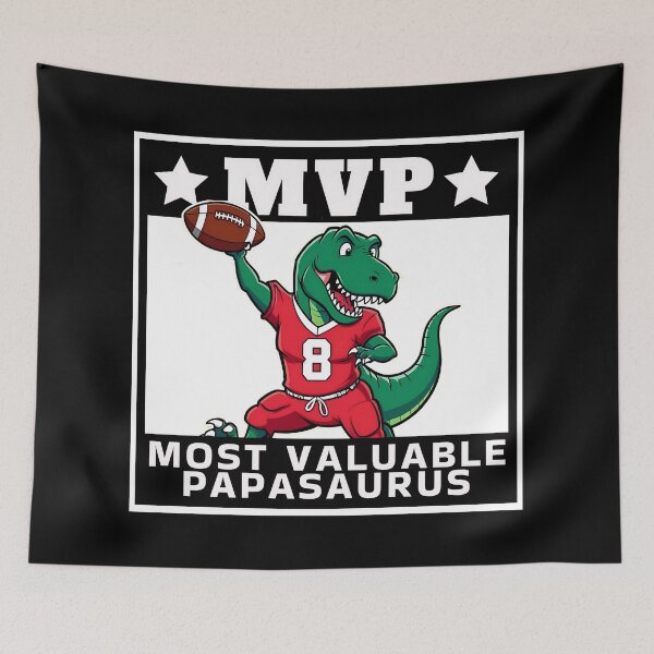 Item preview, Daddysaurus Rex Mvp T Shirt for The Best Football Papasaurus designed and sold by SaavedraDesign.