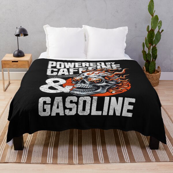 Item preview, Powered by Caffeine & Gasoline designed and sold by Belarte.shop.