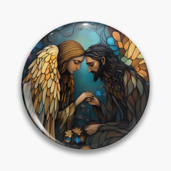 Artikelvorschau, Divine Guidance: The Messenger and the Savior entworfen und verkauft von CelestialThread.