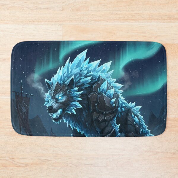 Item preview, Fierce Ice Wolf with Crystal Gleam designed and sold by RiklawDesigns.