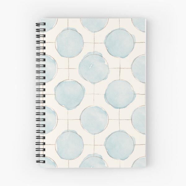 Item preview, Polka dot minimalist pattern. Pastel blue watercolor dots and pencil sketch grid. Retro pattern. Modern circles and dots pattern. designed and sold by helga-wigandt.