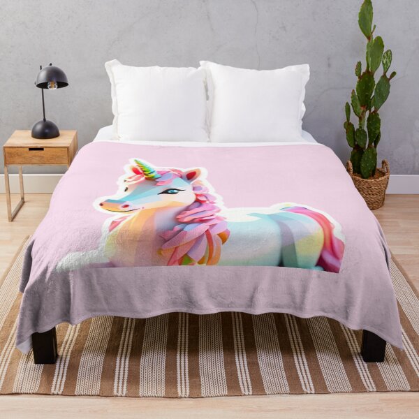 Item preview, Unicorn pink white gold 3D sticker design designed and sold by Rainbow Paws Garden.