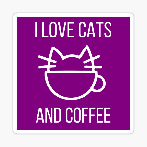 GROUNDED PAWS CAT CAFE Sticker