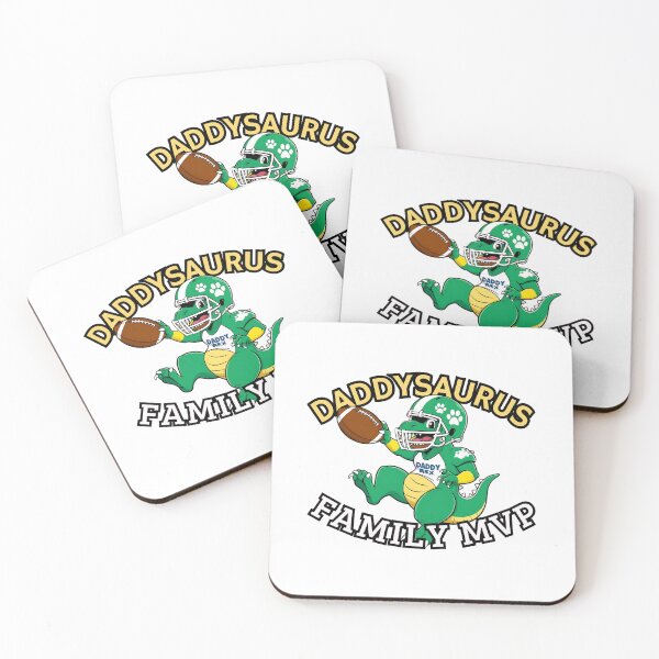 Item preview, Daddysaurus Funny sticker for the Dino Family MVP designed and sold by SaavedraDesign.