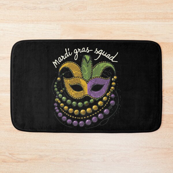 Item preview, Mardi Gras Squad Mask Beads Celebration Vibes designed and sold by LuminOrb.