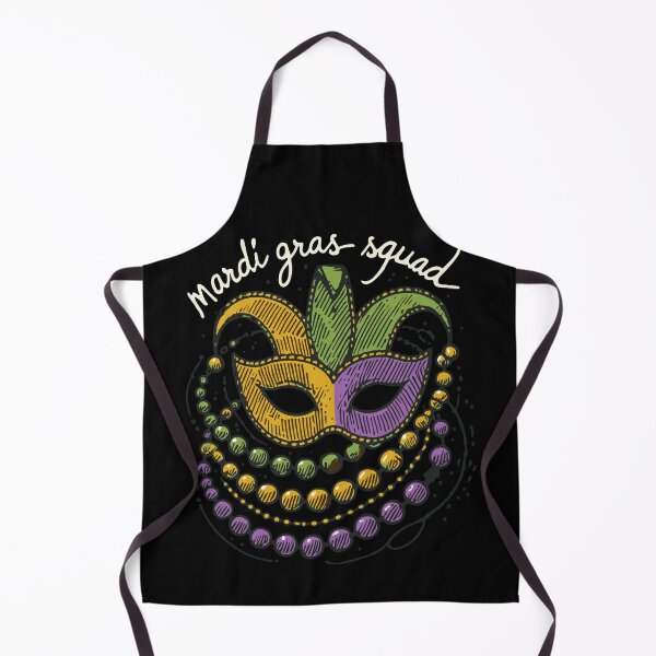 Item preview, Mardi Gras Squad Mask Beads Celebration Vibes designed and sold by LuminOrb.