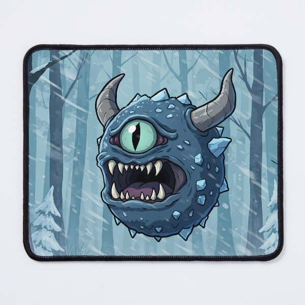 Item preview, Icy Floating Monster Illustration designed and sold by RiklawDesigns.
