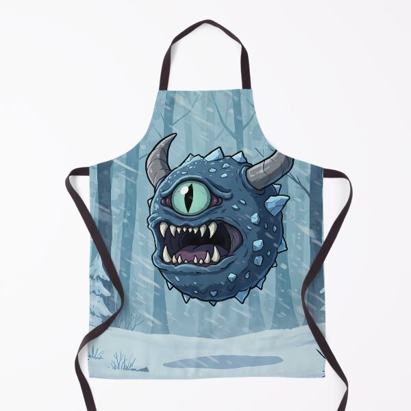 Item preview, Icy Floating Monster Illustration designed and sold by RiklawDesigns.
