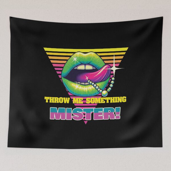 Item preview, Mardi Gras Throw Me Something Mister Fun designed and sold by LuminOrb.
