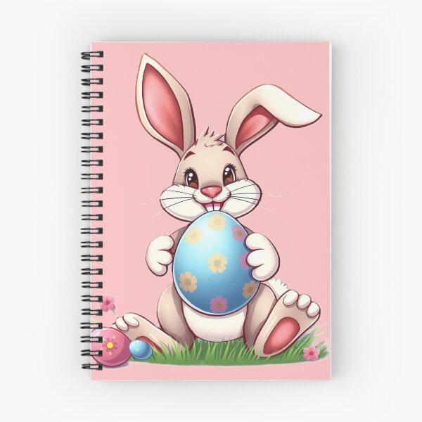 Item preview, Cartoon bunny holding easter egg designed and sold by OxiSkor.