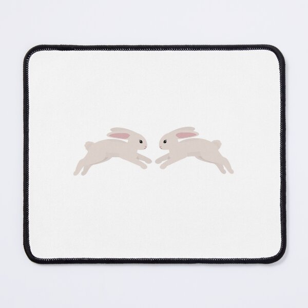 Item preview, Two Jumping Bunnies designed and sold by njsshop.