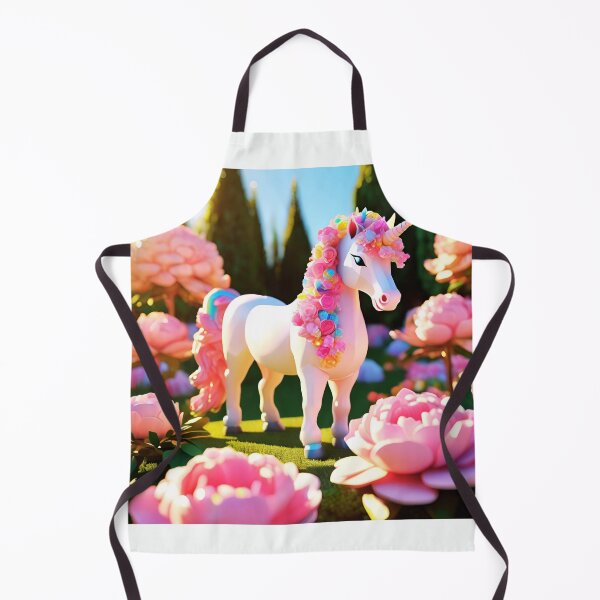 Item preview, rainbow colors Unicorn & Blush Pink Peonies 3D Sticker Design designed and sold by Rainbow Paws Garden.