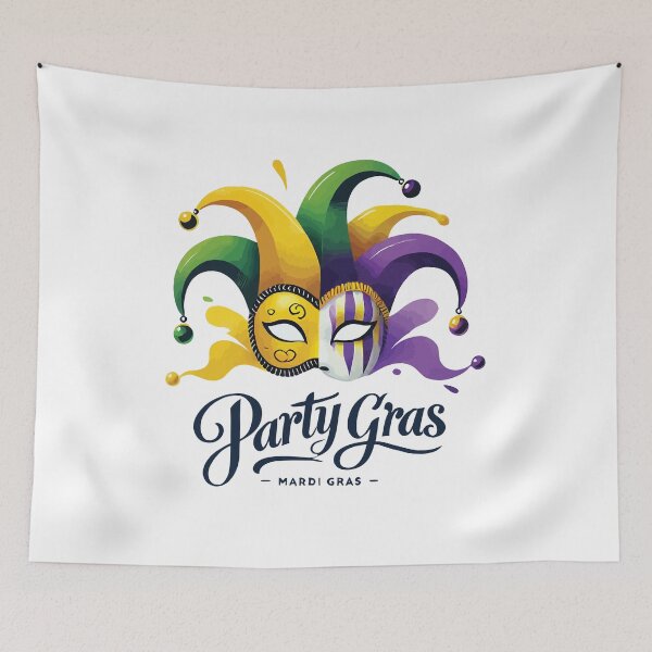 Artikelvorschau, Party Gras Masken Für Karneval-Fans entworfen und verkauft von LuminOrb.