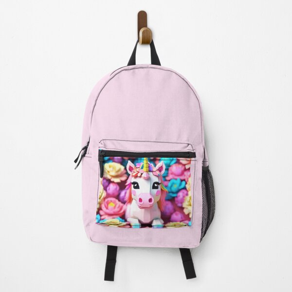 Item preview, Whimsical 3D Unicorn & Pastel Floral Fantasy – Magical Sticker & Decor Design" designed and sold by Rainbow Paws Garden.