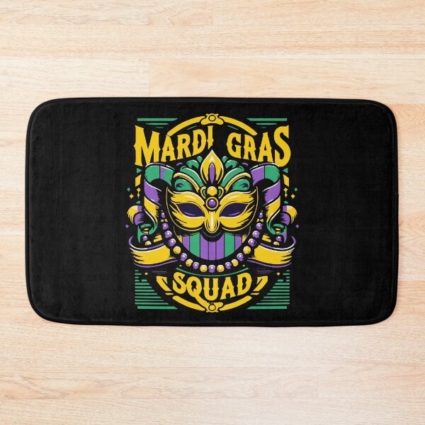 Item preview, Mardi Gras Squad Mask Beads Celebration designed and sold by LuminOrb.