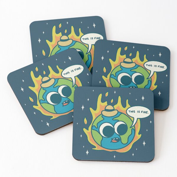 Item preview, This is Fine Earth on Fire designed and sold by thesadsquatch.