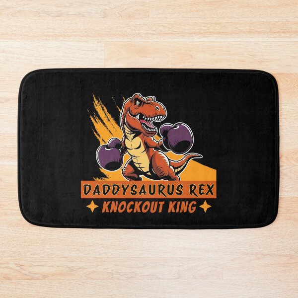Item preview, Daddysaurus Rex Boxing Fighting Knockout King designed and sold by SaavedraDesign.