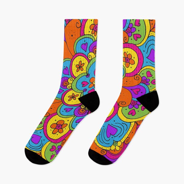 Item preview, Flower Power Joy Burst 2023 designed and sold by Fascinated By Pattern Virginia Everett.