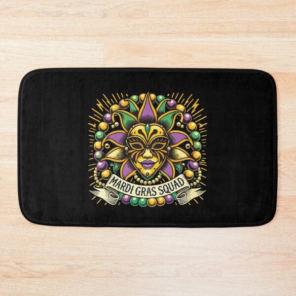Item preview, Mardi Gras Squad Mask Beads Celebration designed and sold by LuminOrb.