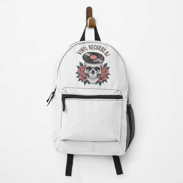 Item preview, Vintage and distressed Vinyl Records Djs  – Retro Skull and Vinyl Design for True DJ Fans designed and sold by paulo silveira.