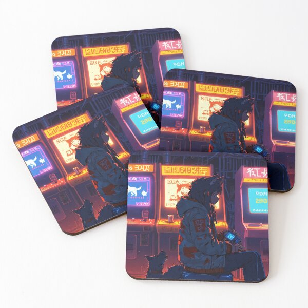 Item preview, Neon Arcade Nights designed and sold by The Ravens Tome.