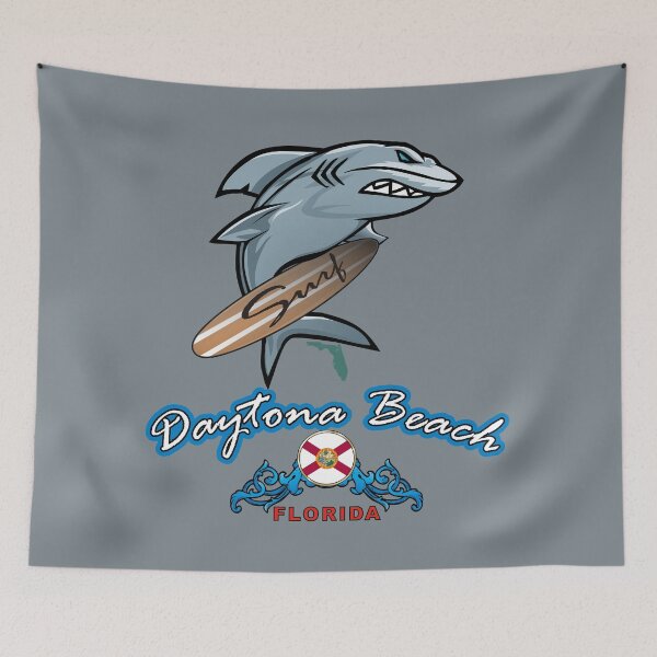 Item preview, Daytona Beach surfing shark designed and sold by studioss76.