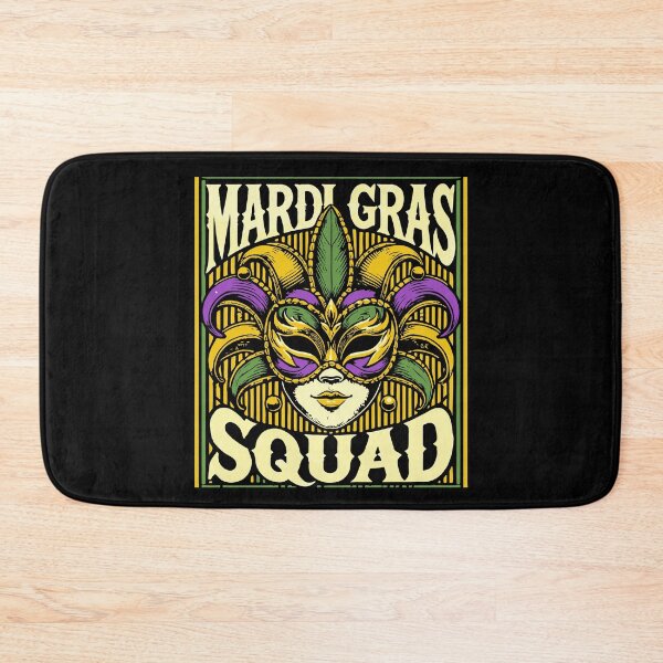 Item preview, Mardi Gras Squad Mask Vibes Festival Fun designed and sold by LuminOrb.