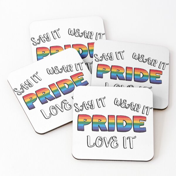 Item preview, Pride: Say It, Wear It, Love It! designed and sold by Sensepiphoria.