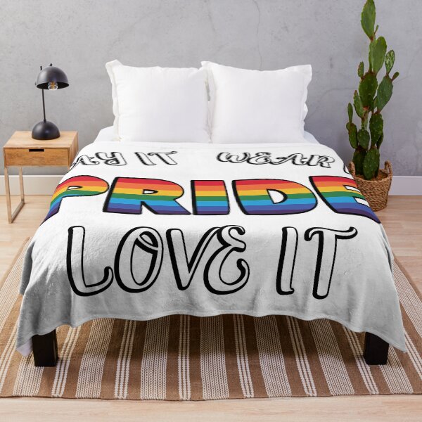 Item preview, Pride: Say It, Wear It, Love It! designed and sold by Sensepiphoria.